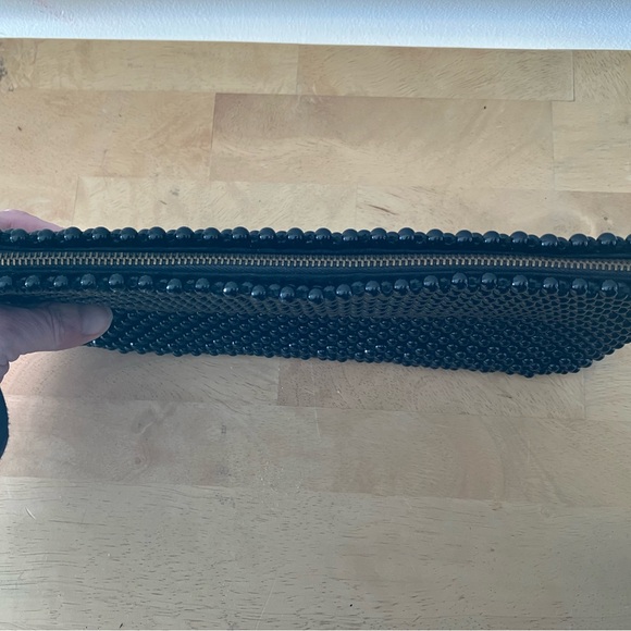 EUC Vintage Black Beaded Clutch - Picture 6 of 7